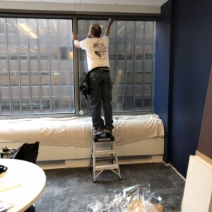 Window Film Removal & Replacement – Federal Reserve Bank, Philadelphia PA" window film service locations