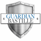 Guardian Bastille company logo representing 50 years of expertise in commercial and security window film installations.