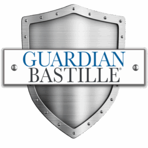 Guardian Bastille Logo – National Experts in Commercial Window Film Guardian Bastille company logo representing 50 years of expertise in commercial and security window film installations.