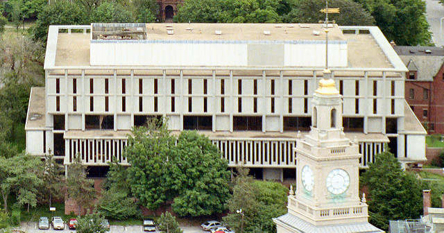 Brown University – Rockefeller Library Window Film Modernization Solargard Hilite 70 window film installed on Brown University’s Rockefeller Library to replace outdated bronze reflective film and preserve natural light.
