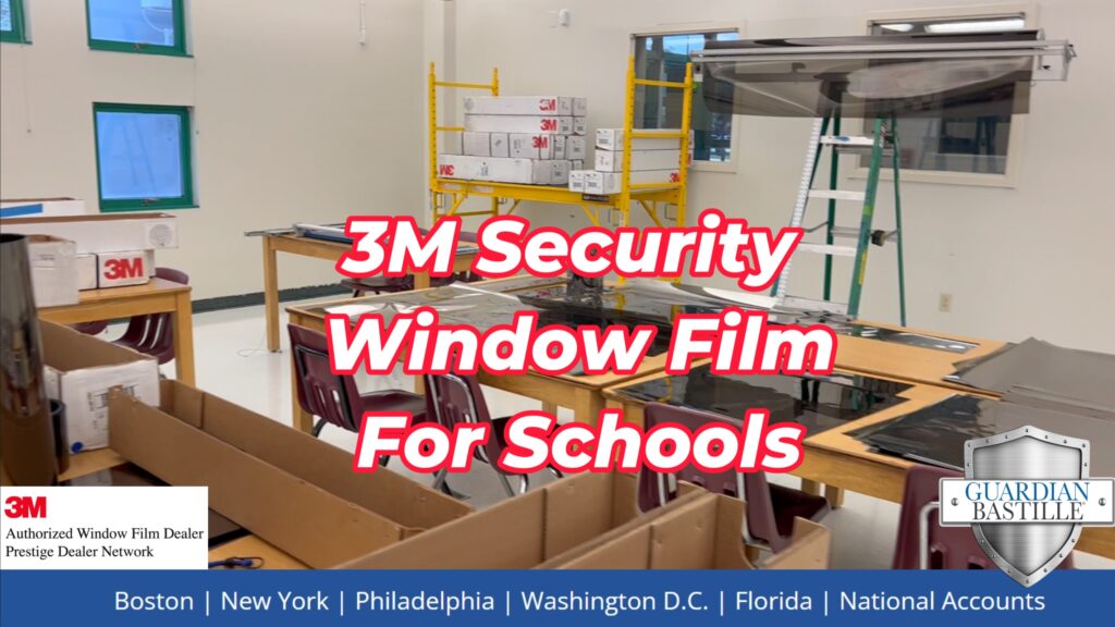 Duval County Public Schools – Jacksonville, FL 3M Ultra Night Vision 25 Safety Window Film installation at Duval County Public Schools Jacksonville FL by Guardian Bastille