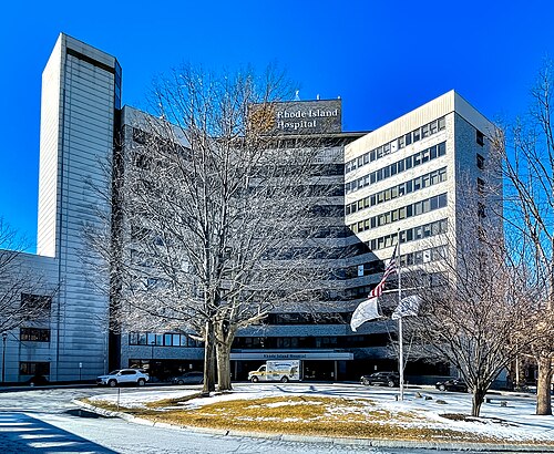 3M solar window film installed on patient room windows at Rhode Island Hospital in Providence, RI