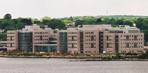 3M solar window film installation at Pfizer's Groton, CT research campus