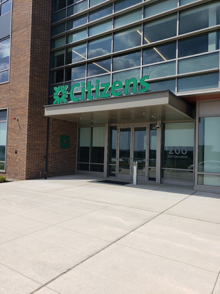 3M security window film installation at Citizens Bank branch, Dedham MA