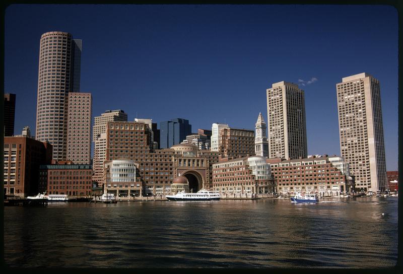 Decorative Window Film Boston MA at Rowes Wharf — 3M Fasara and Prestige RE70NEARL installation by Guardian Bastille